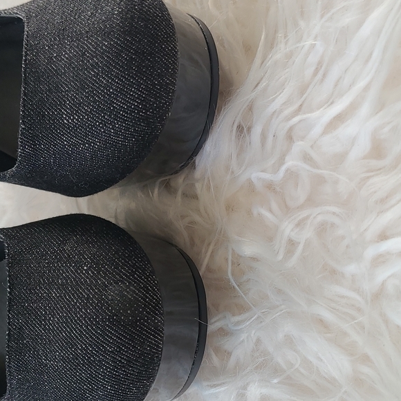 Jessica Simpson denim platform heels - Picture 2 of 11